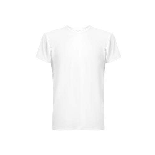 TUBE WH. T-Shirt aus Polyester und Elastan. Weiße Farbe