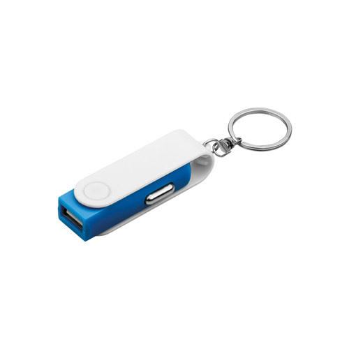 11094. Schlüsselanhänger mit USB-Kfz Ladegerät