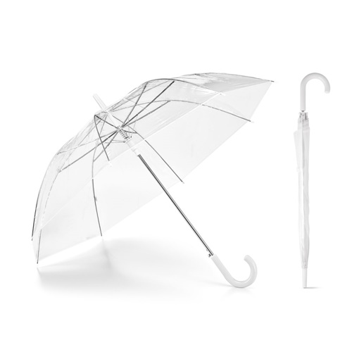 NICHOLAS. Transparenter POE-Regenschirm